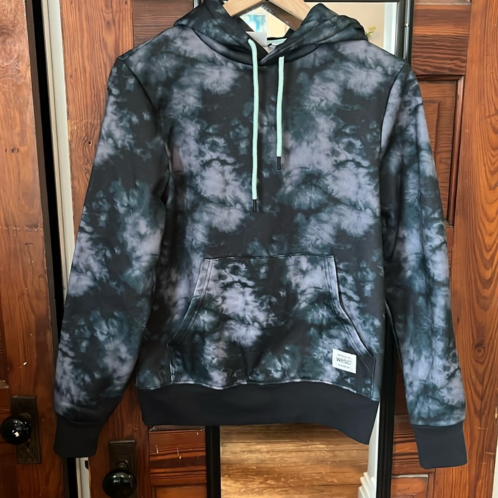 Wesc tie dye hoodie womens size small